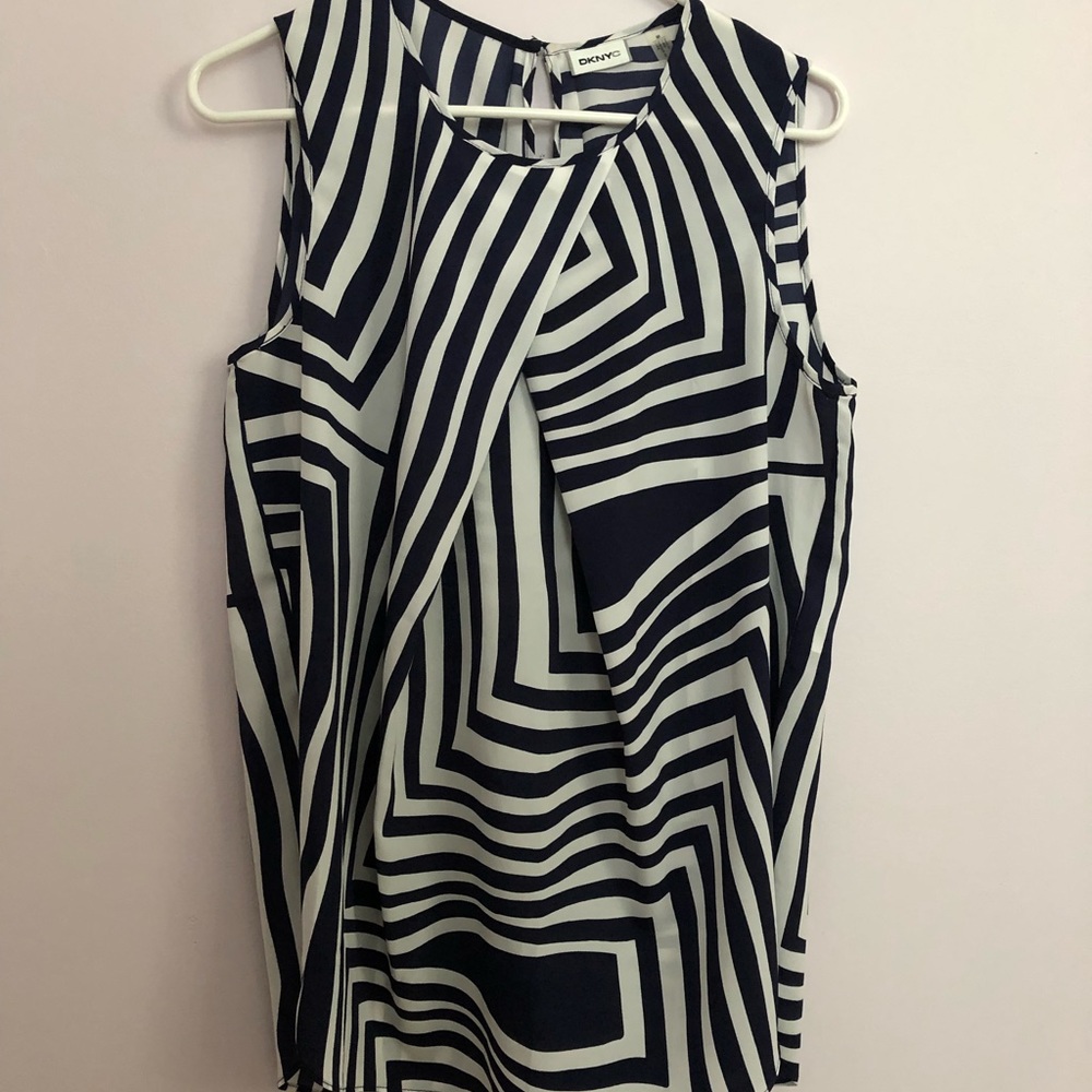 DKNY sleeveless blouse